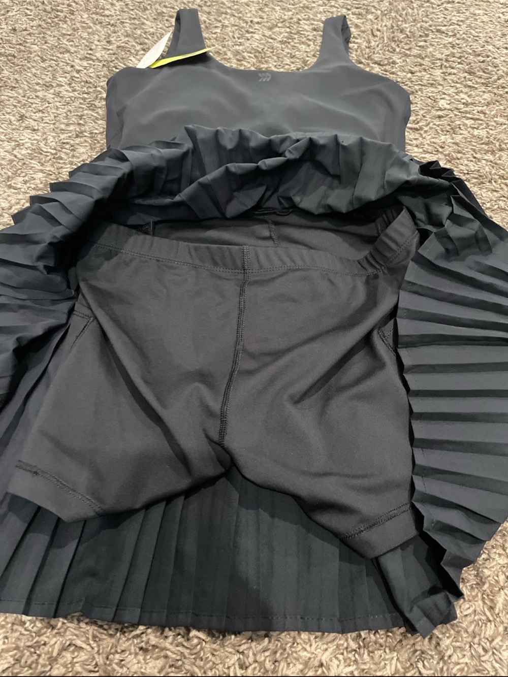 all in motion, NWT pleated 2 in 1 active dress size small - Picture 2 of 4